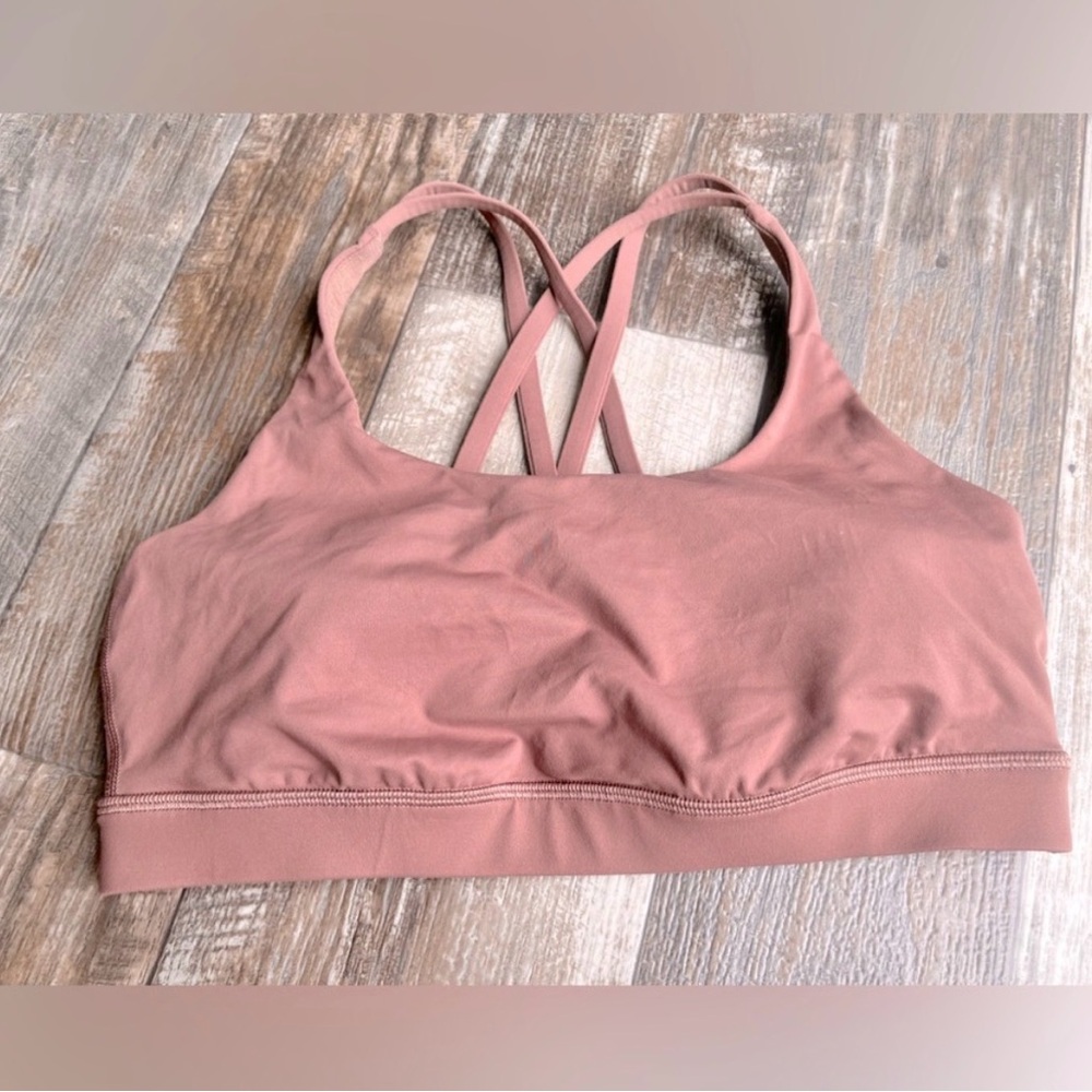Lululemon Athletica Dusty Rose Sports Bra size 10